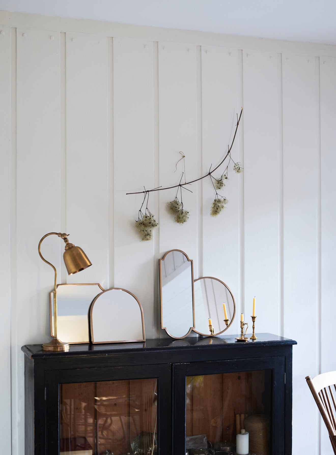 Pepin Brass Mirror, Long