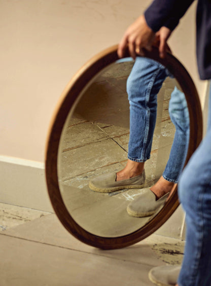 Oliver Oak Mirror, Oval