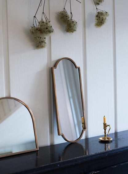 Pepin Brass Mirror, Long